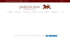 Desktop Screenshot of loewen-wilflingen.de